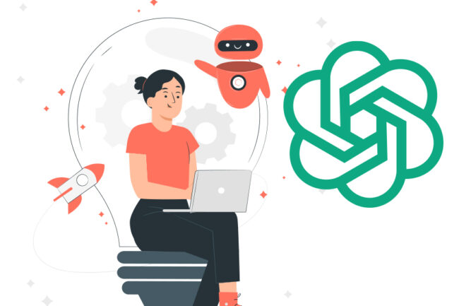 cv_chatgpt mulher no notebook fazendo o curriculo com o auxilio do chatgpt