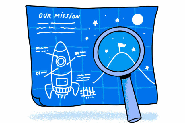 Entenda o que são KPIs e saiba como usá-los em seu currículo desenho de foguete