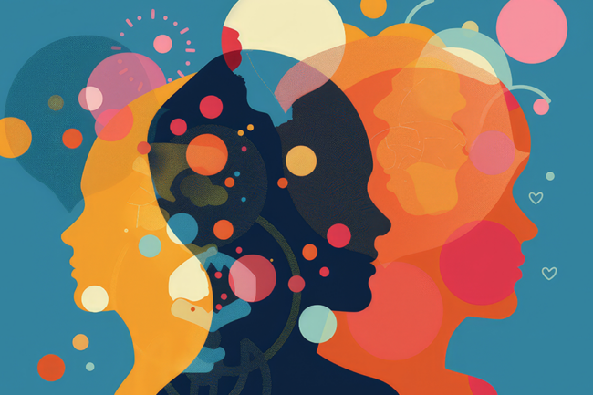 10_blog varios perfis coloridos de rostos de pessoas